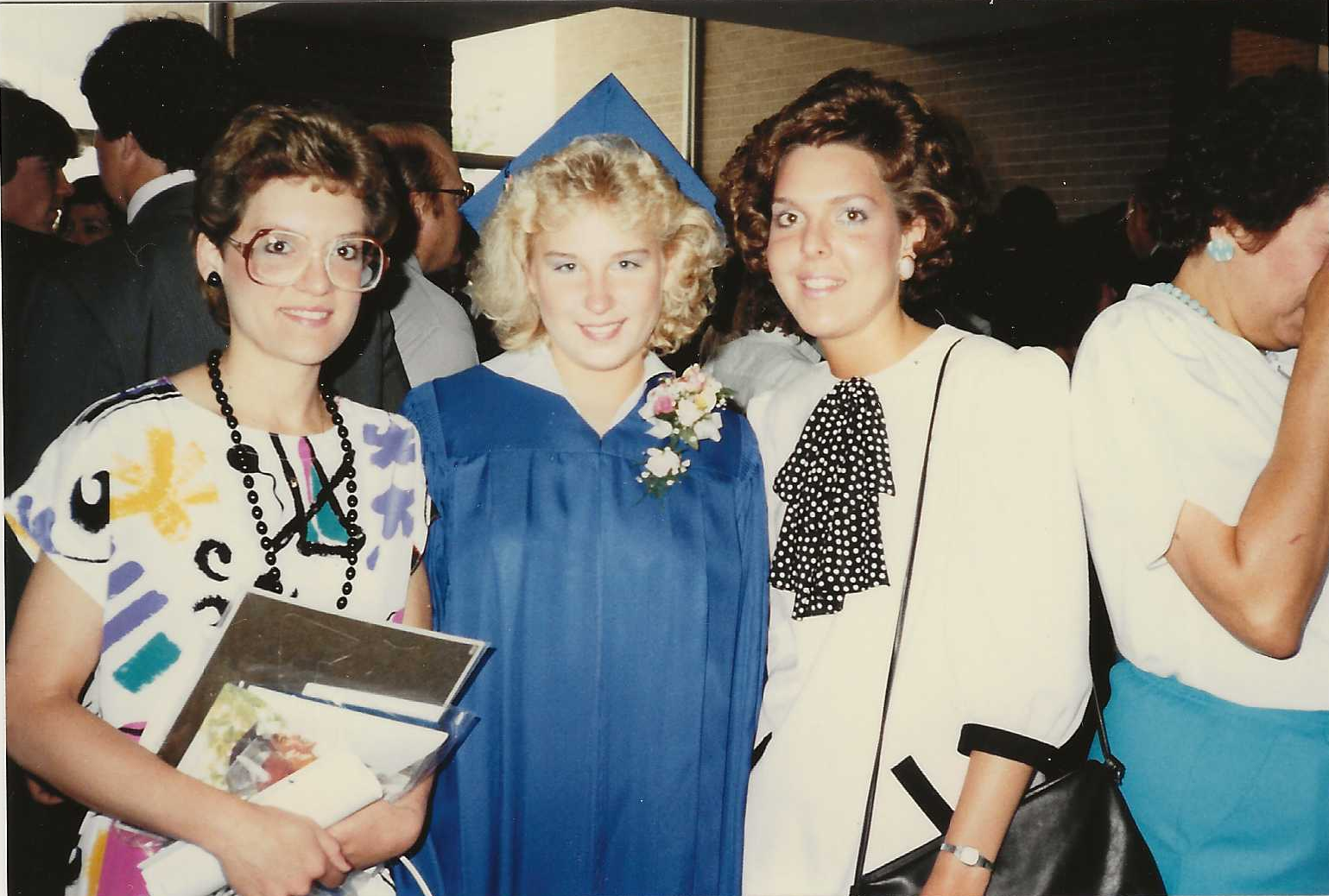 Annie and Cathy with Barbara High School Graduation.png