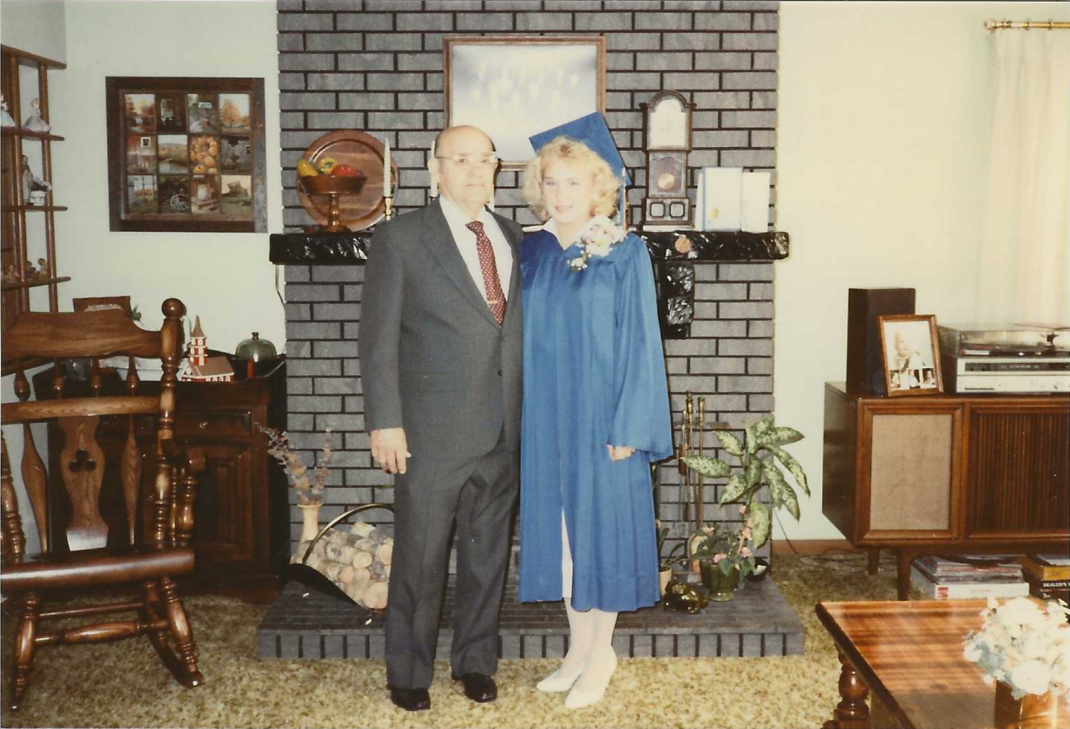 Frank with Barbara High School Graduation.png