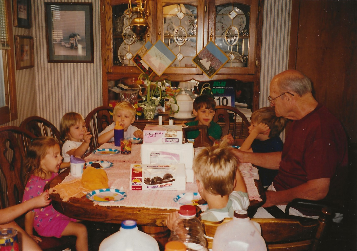 Jessica, Aaron, Dennis, Phillip, Patrick, & Danny with Frank