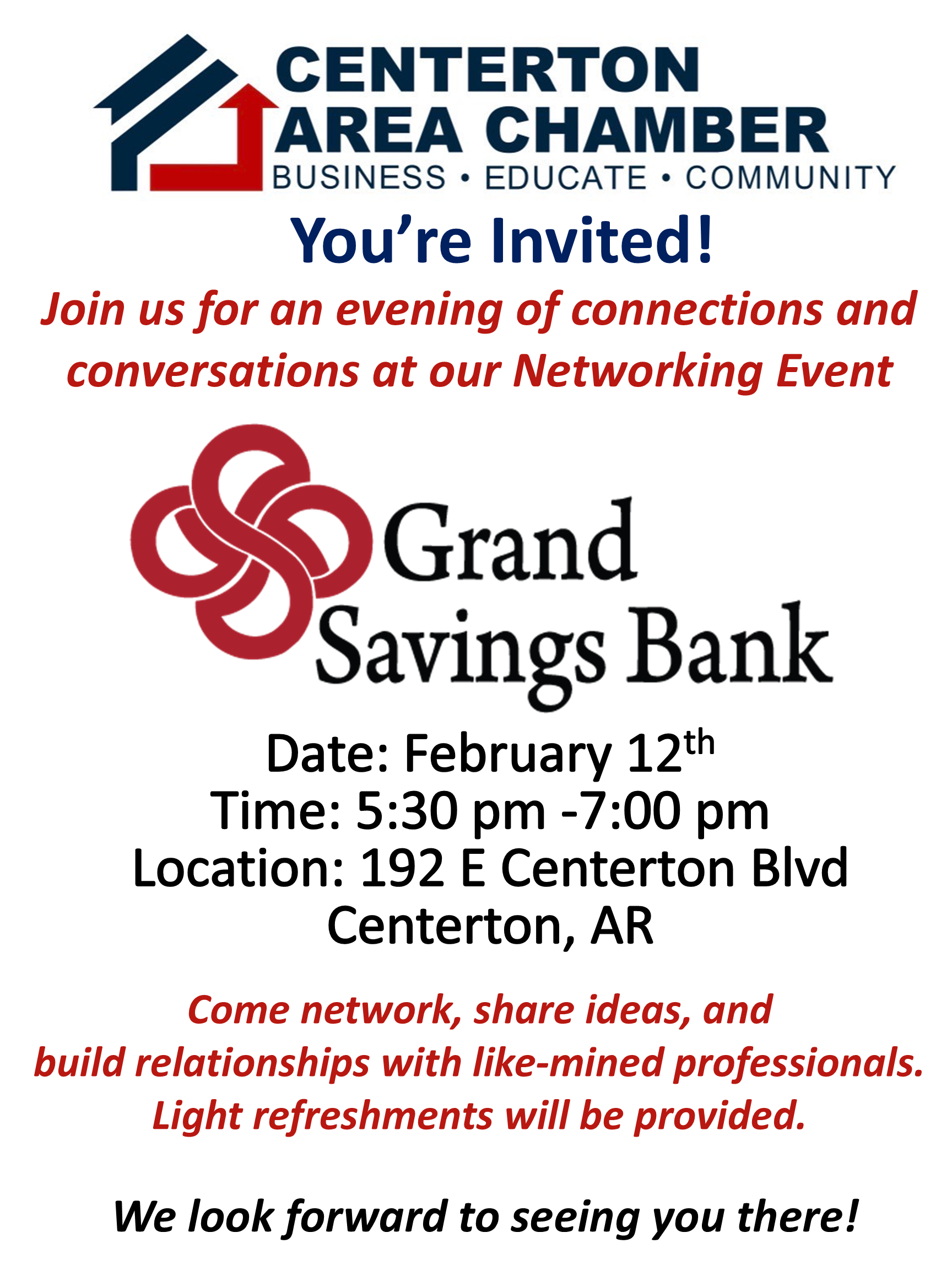 Evening Networking Event