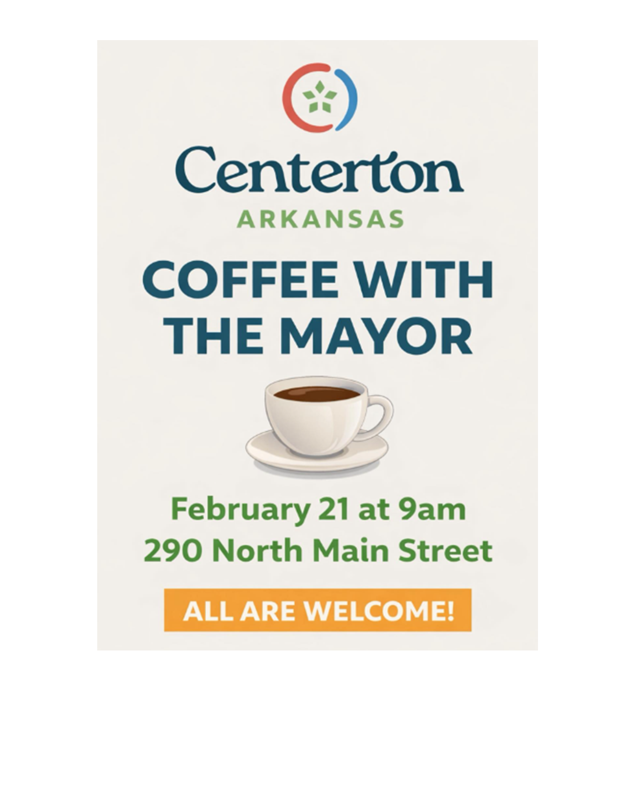 Coffee with the Mayor