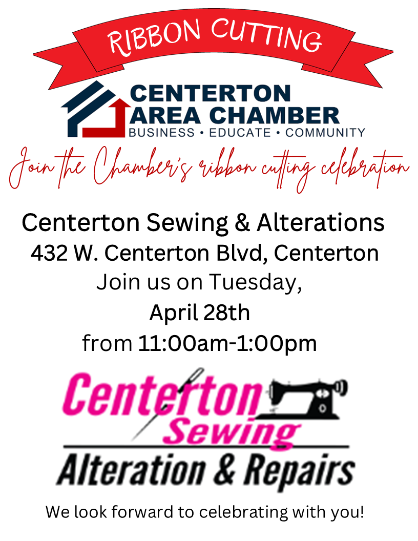 Ribbon Cutting - Centerton Sewing & Alterations