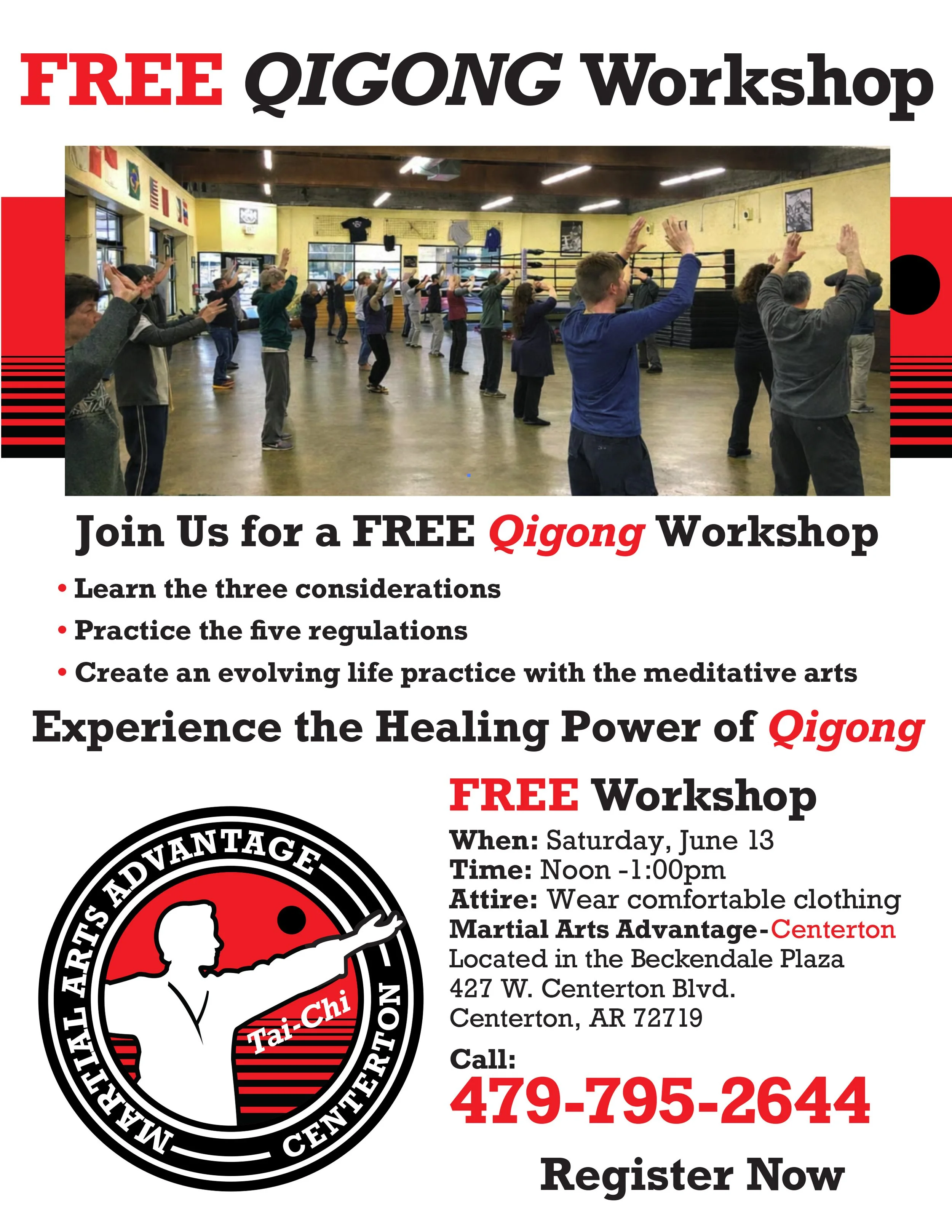 FREE QIGONG Workshop
