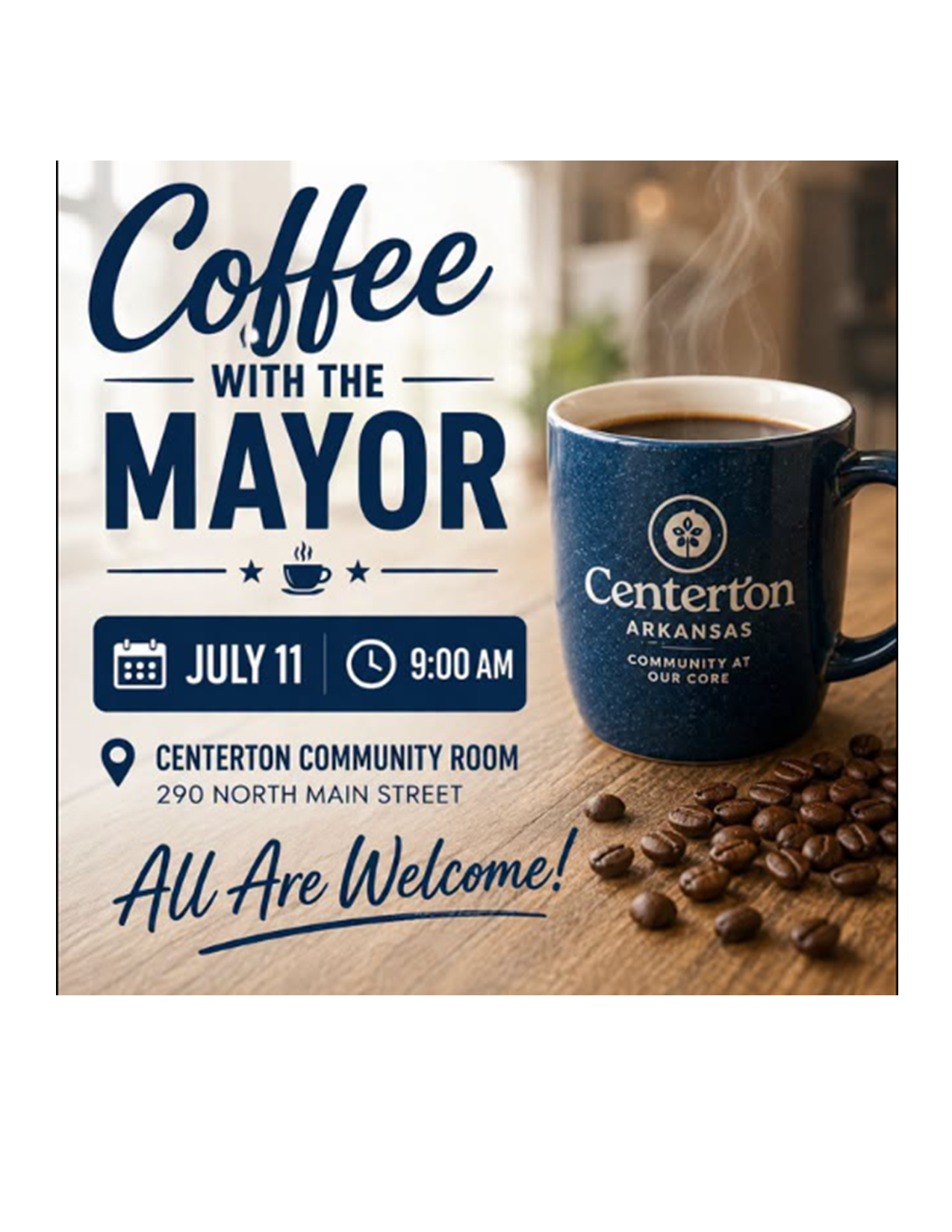 Coffee with the Mayor