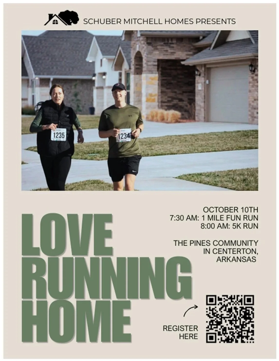Love Running Home - Schuber Mitchell Fun Run &amp; 5K Run