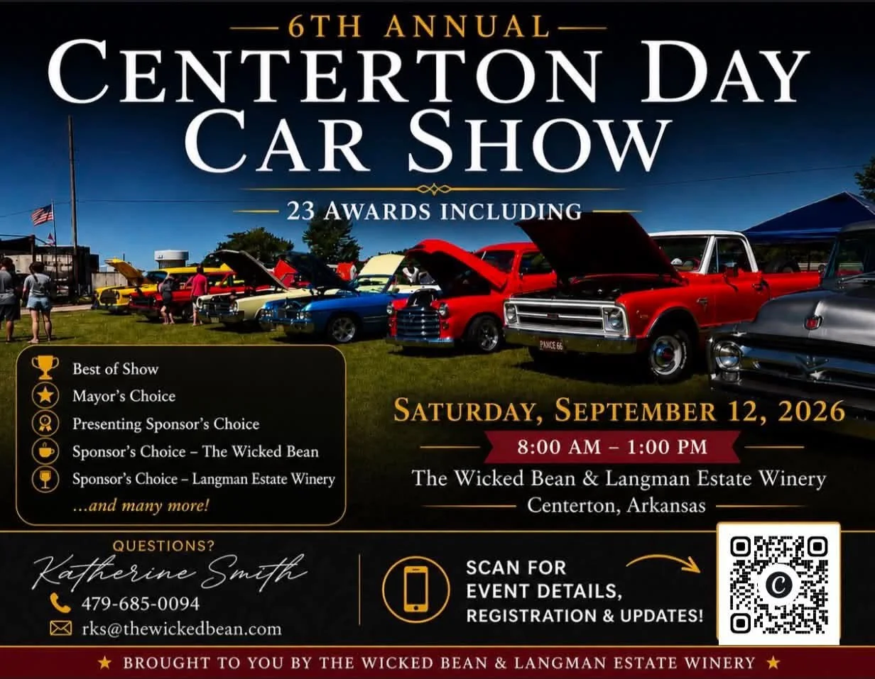 6th Annual Centerton Day Car Show!