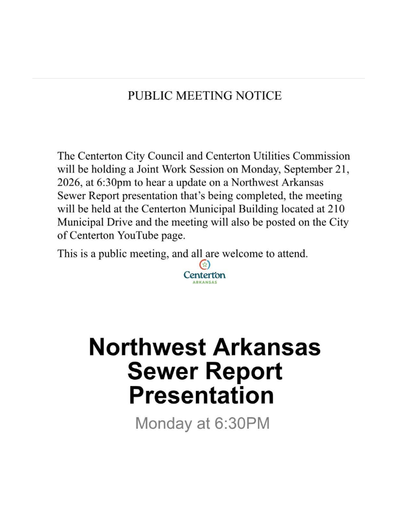 City Council & Utilities Commission Joint Work Session