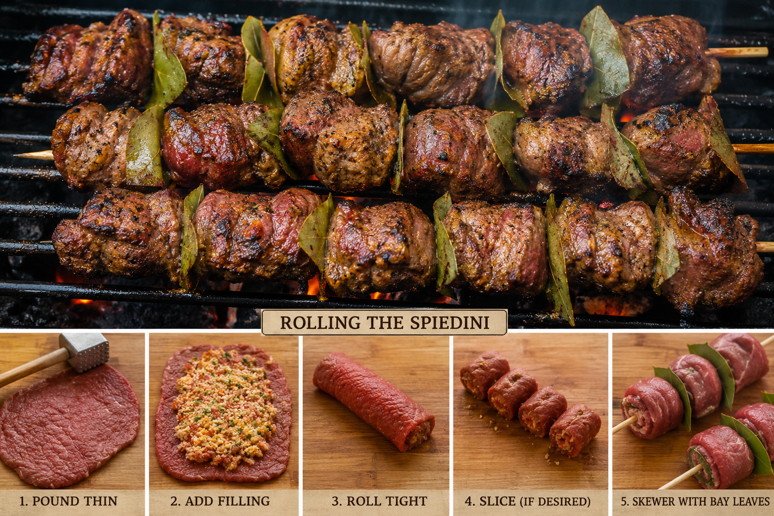 step by step rolling instructions for spedini