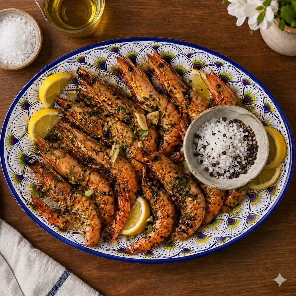 Whole Grilled Shrimp (Gamberoni alla Griglia)