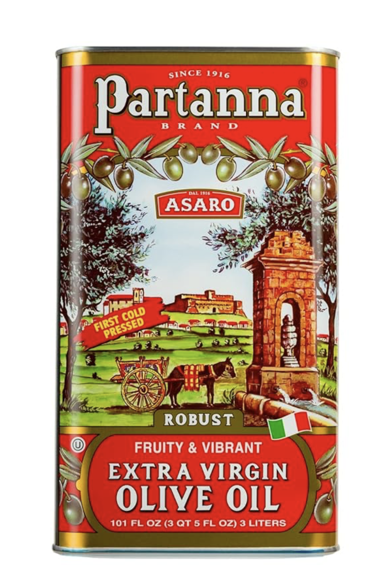 Partanna Robust Extra Virgin Olive Oil - Premium 100% Castelvetrano Oil