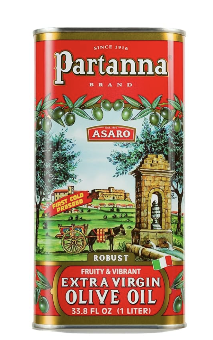 Partanna Robust Extra Virgin Olive Oil - Premium 100% Castelvetrano Oil