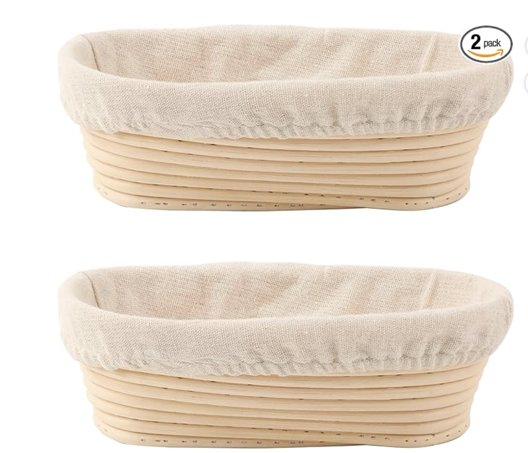 Oval Shaped Dough Proofing Bowls