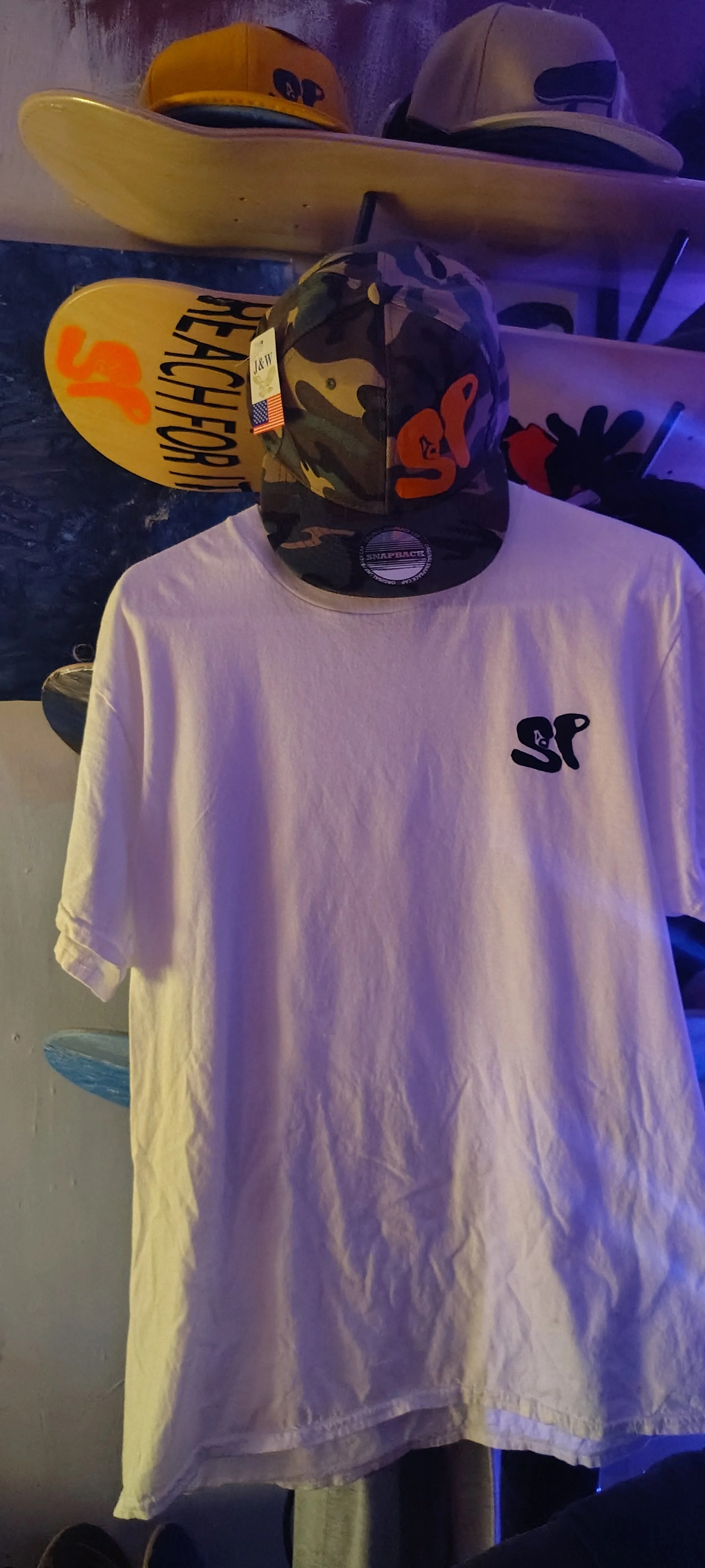 Shirt And Snapback combo