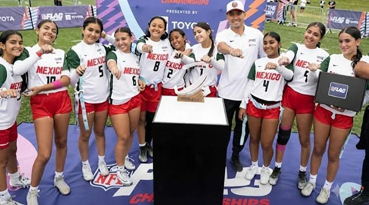 La Selección Femenil se corona en el NFL Flag Championship Sub-15 y levanta la mano rumbo a 2028