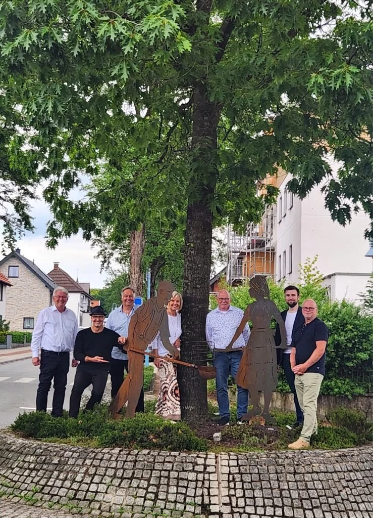 Bauernpaar als Geschenk zum 250. Geburtstag