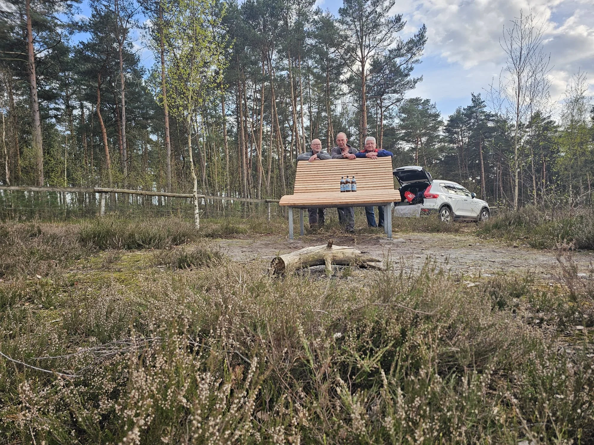 Renovierung der Bank am Mäusegrund
