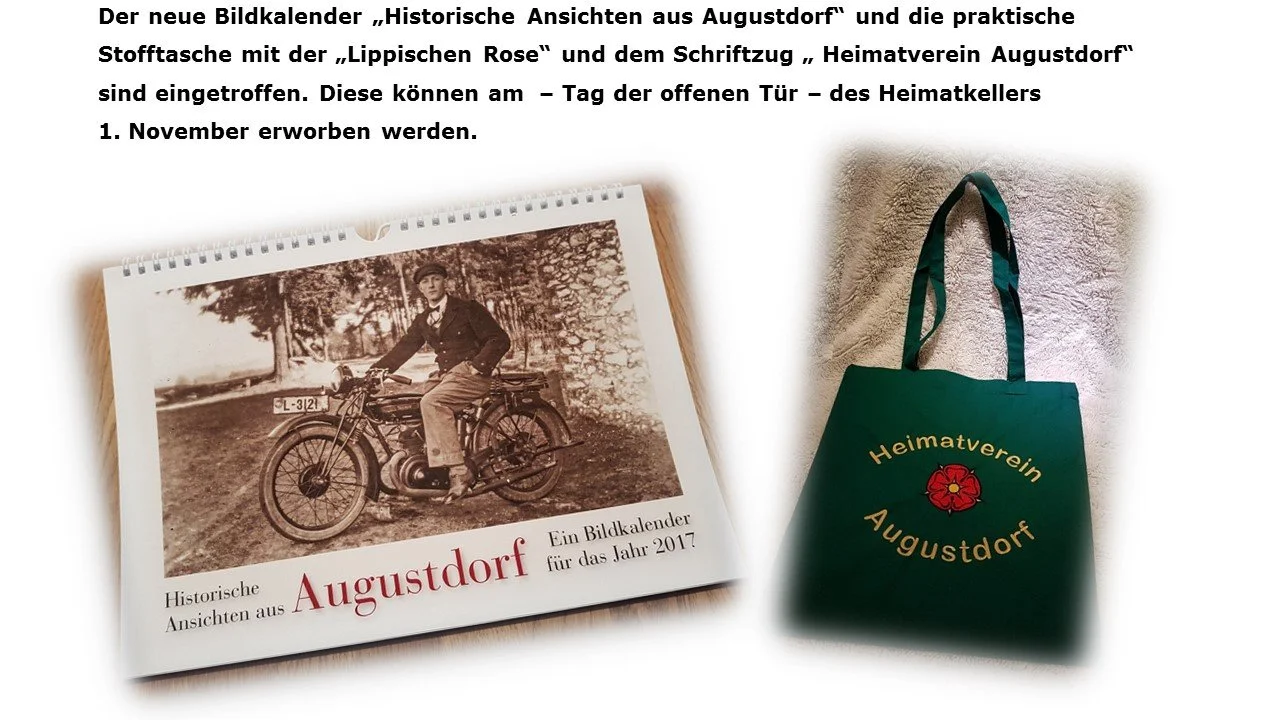 Bildkalender 2017 Historische Ansichten aus Augustdorf