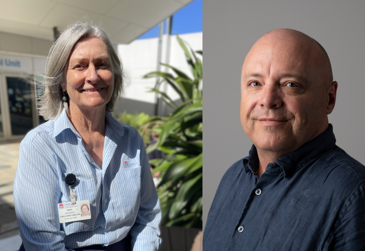 Jane Newman &amp; Darren Smyth named finalists in NSW Health Nursing &amp; Midwifery Awards