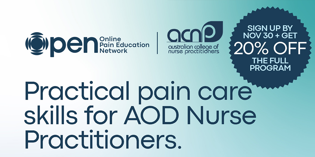 The Clinical Pain Training Program by OPEN