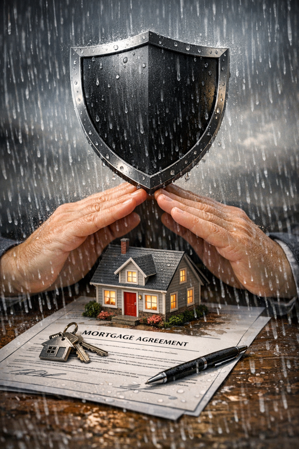 Protecting homes with mortgage life insurance during unexpected events.