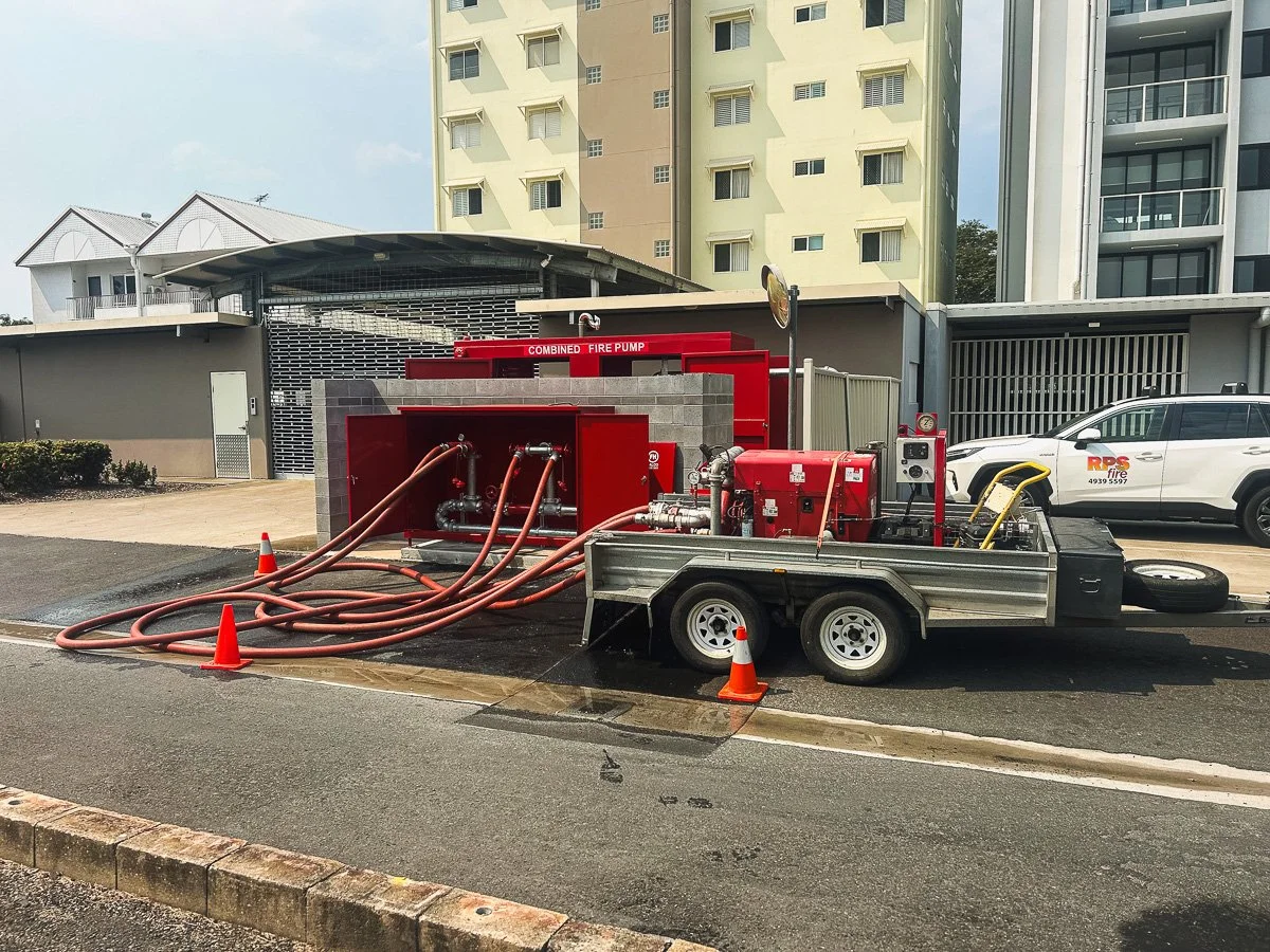 Hydrant booster installation