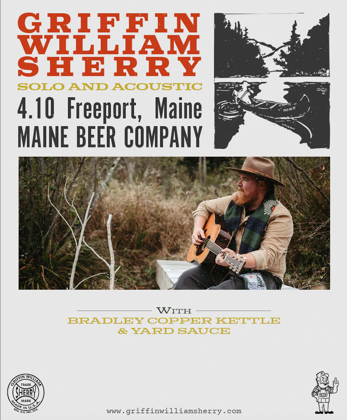 Maine Beer Company Winter Concert Series Encore: Griffin William Sherry, Bradley Copper Kettle, &amp; Yard Sauce