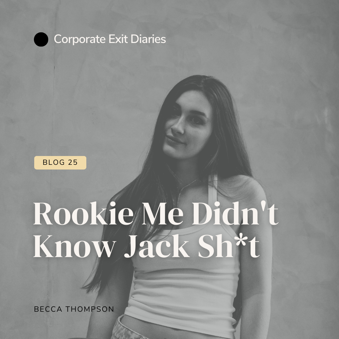 Rookie Me Didn't Know Jack Sh*t