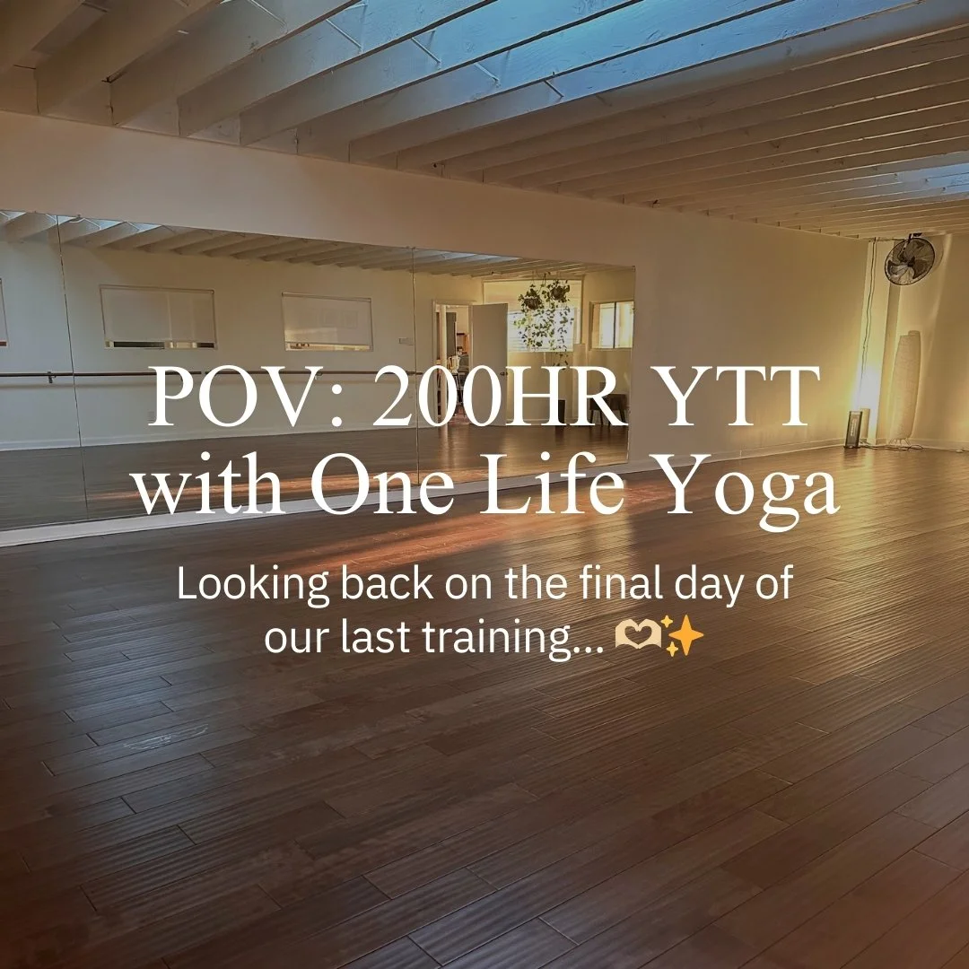 Looking back on the final day of our last 200-hour Yoga Teacher Training. ✨

What begins with a binder and a room full of curious students slowly unfolds into something much bigger. Over the course of 200 hours there are practices, conversations, que
