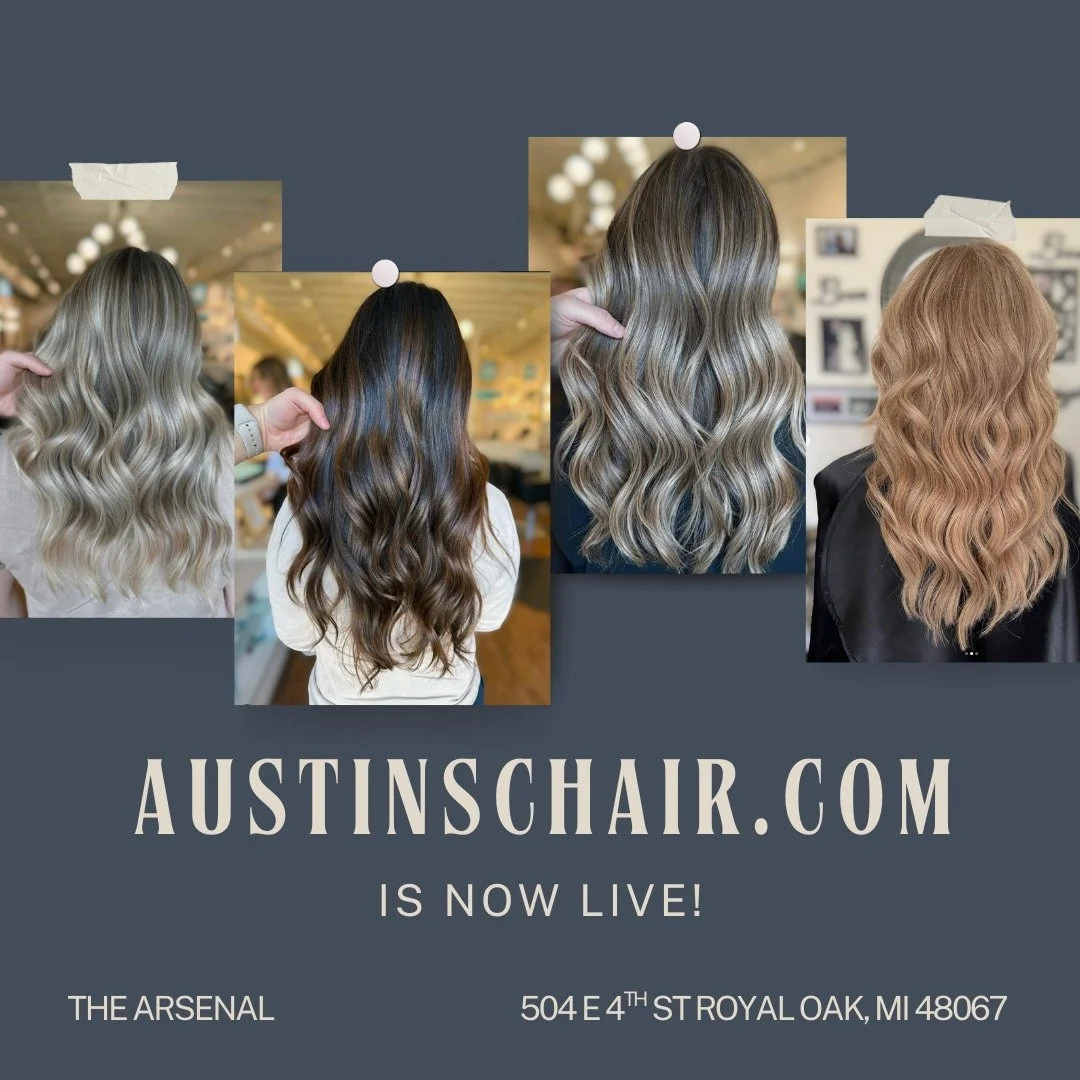 Austinschair.com 𝙄𝙎 𝙉𝙊𝙒 𝙇𝙄𝙑𝙀!

Book your new year appointments using the link in my bio! I can't wait for all of you to see the new place! If you have any questions, do not hesitate to reach out!
&bull;
&bull;
&bull;
#HartandHarlow #Royaloak