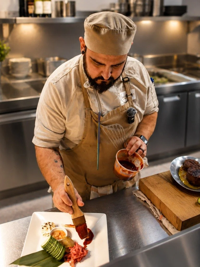 The final brushstroke before the masterpiece leaves the kitchen.  From crafting unforgettable dining experiences to building brands rooted in passion and creativity, Chef Matt Geiger continues to redefine the culinary scene in Southwest Florida at Sa