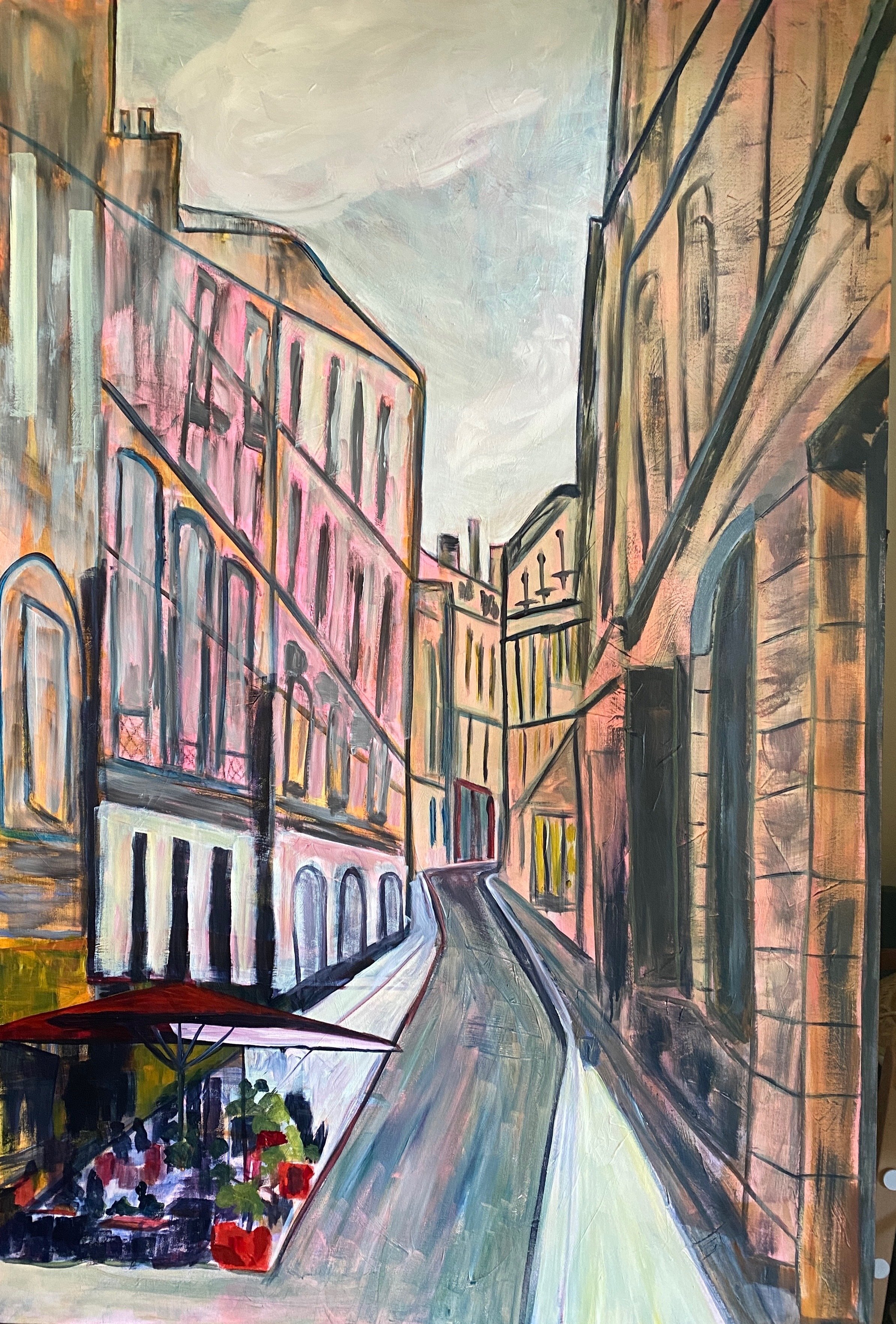 It Started in Bordeaux 60" x 40" SOLD