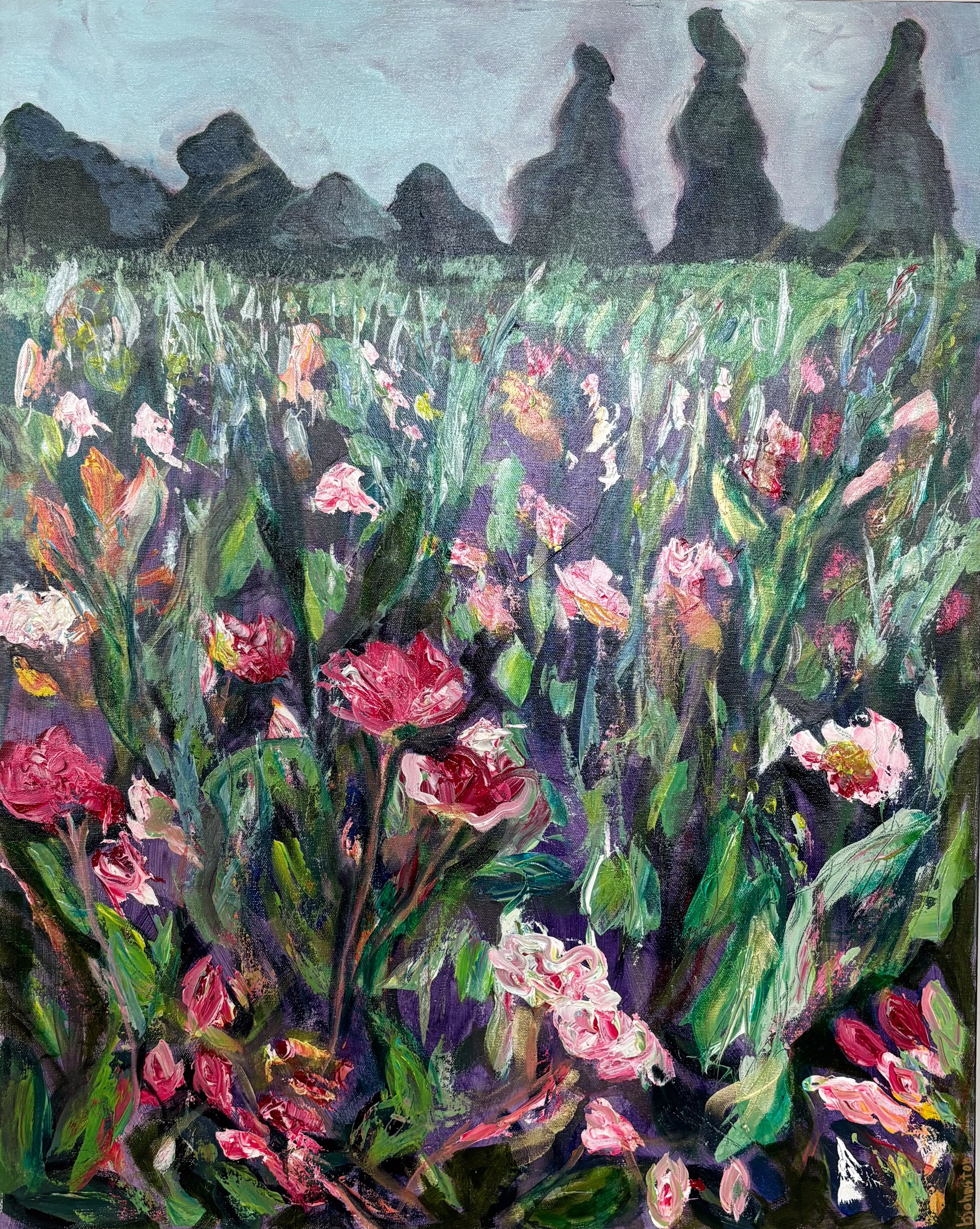 Wild Rose Calling 30” x 24” available
