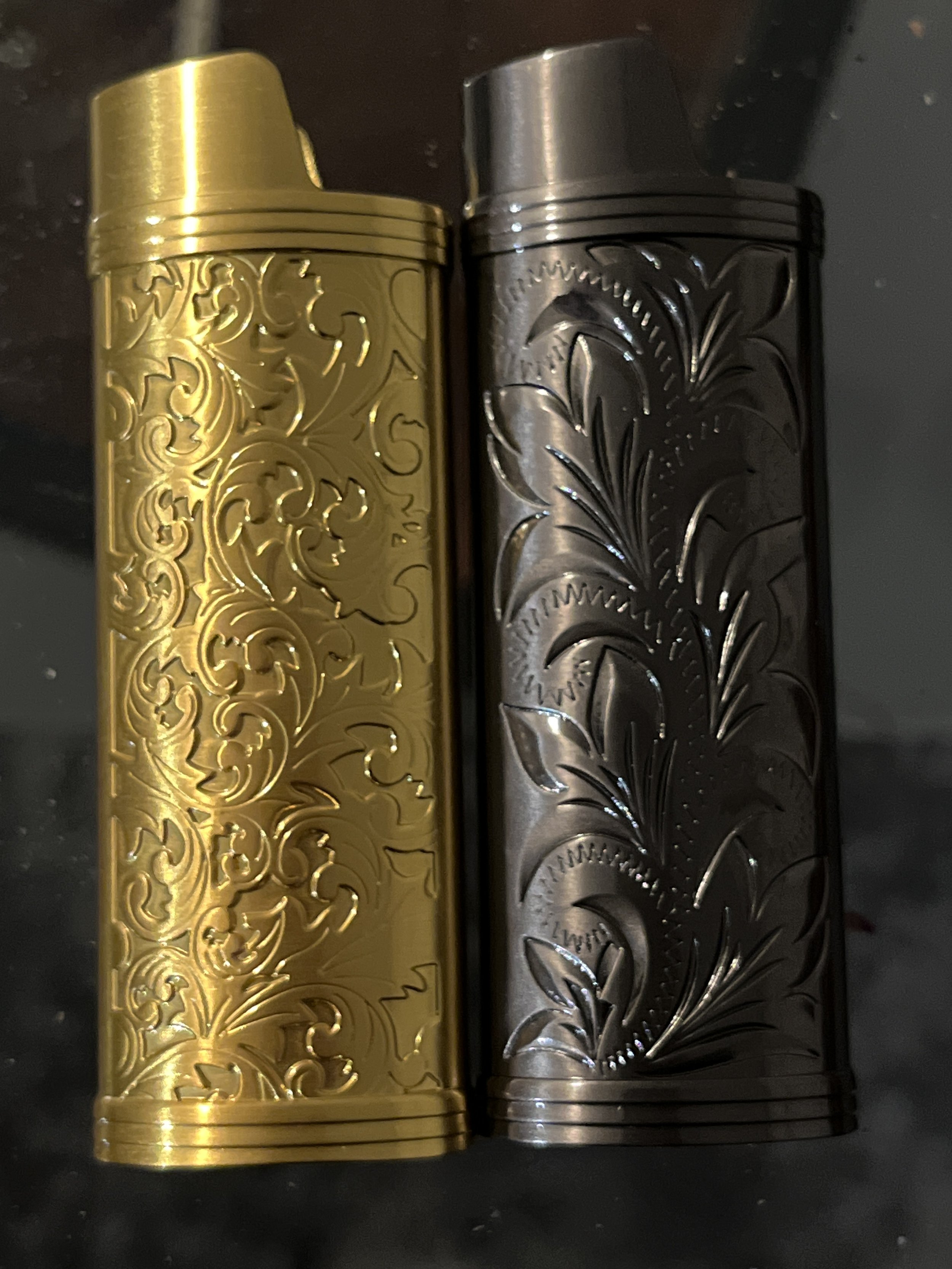 Metal lighter sleeve