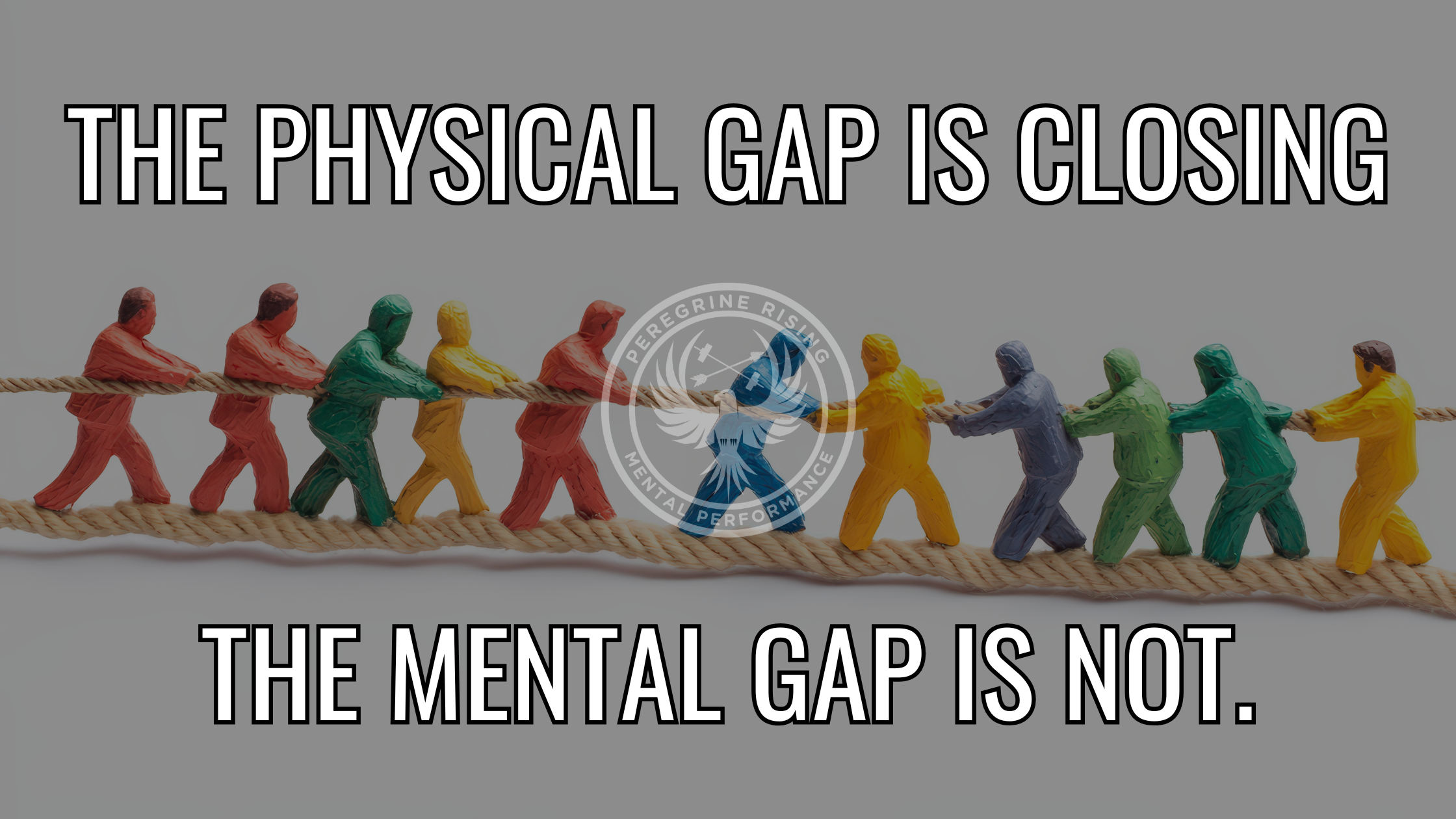 The Physical Gap Is Closing. The Mental Gap Is Not.
