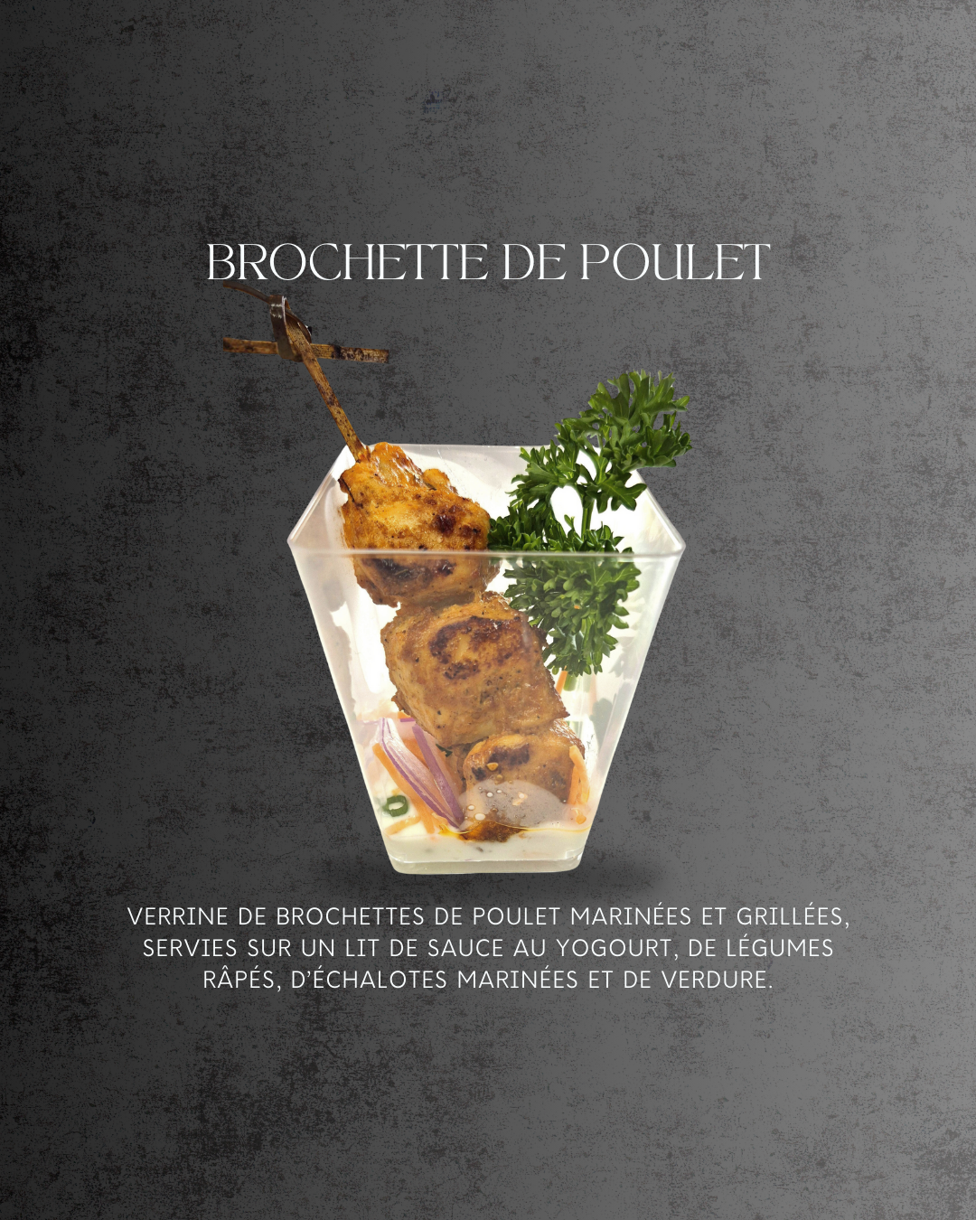 Mini Brochette de poulet