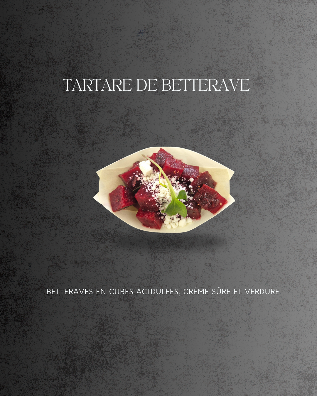Tartare de betterave