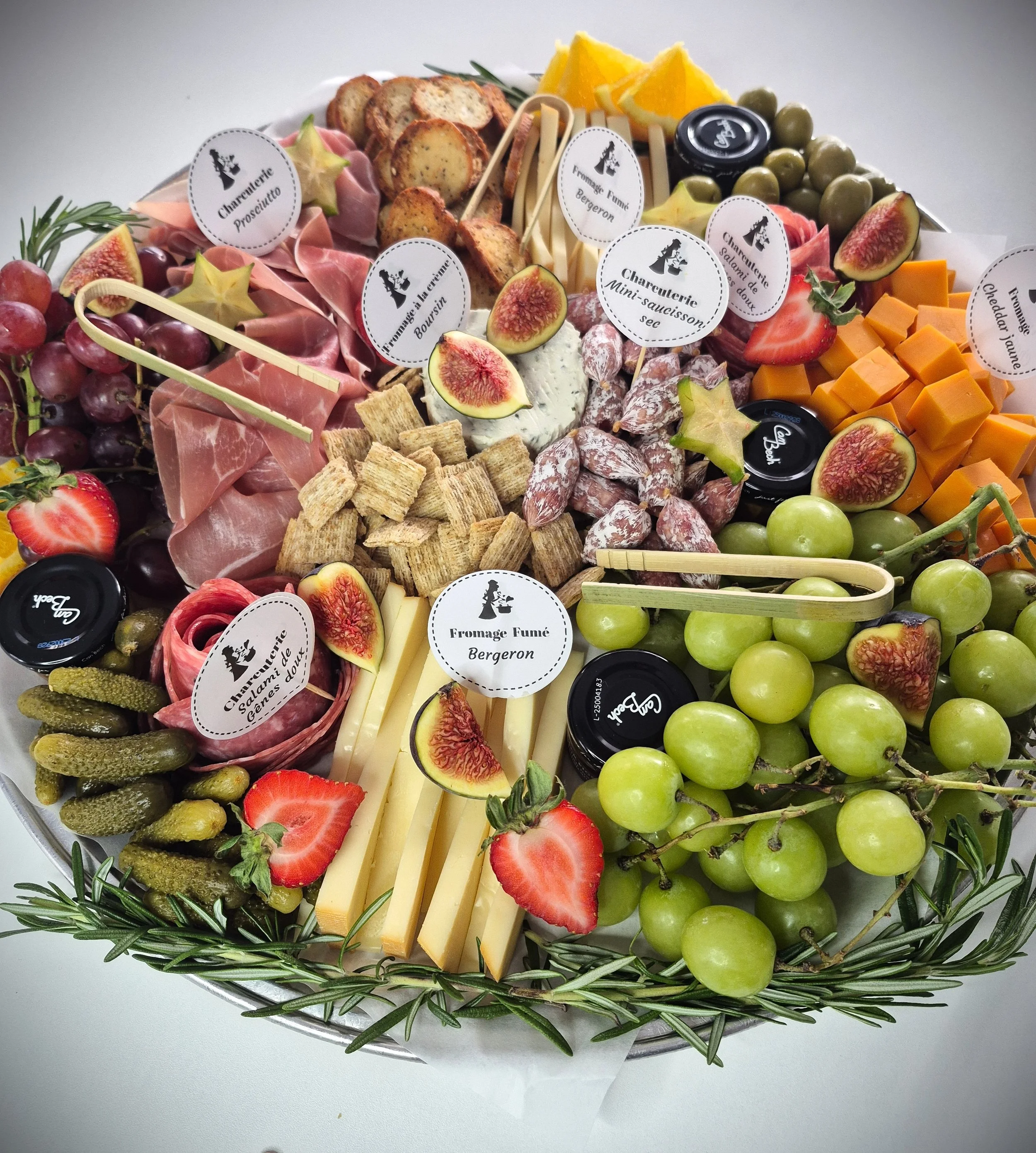 Plateau de charcuterie et fromages