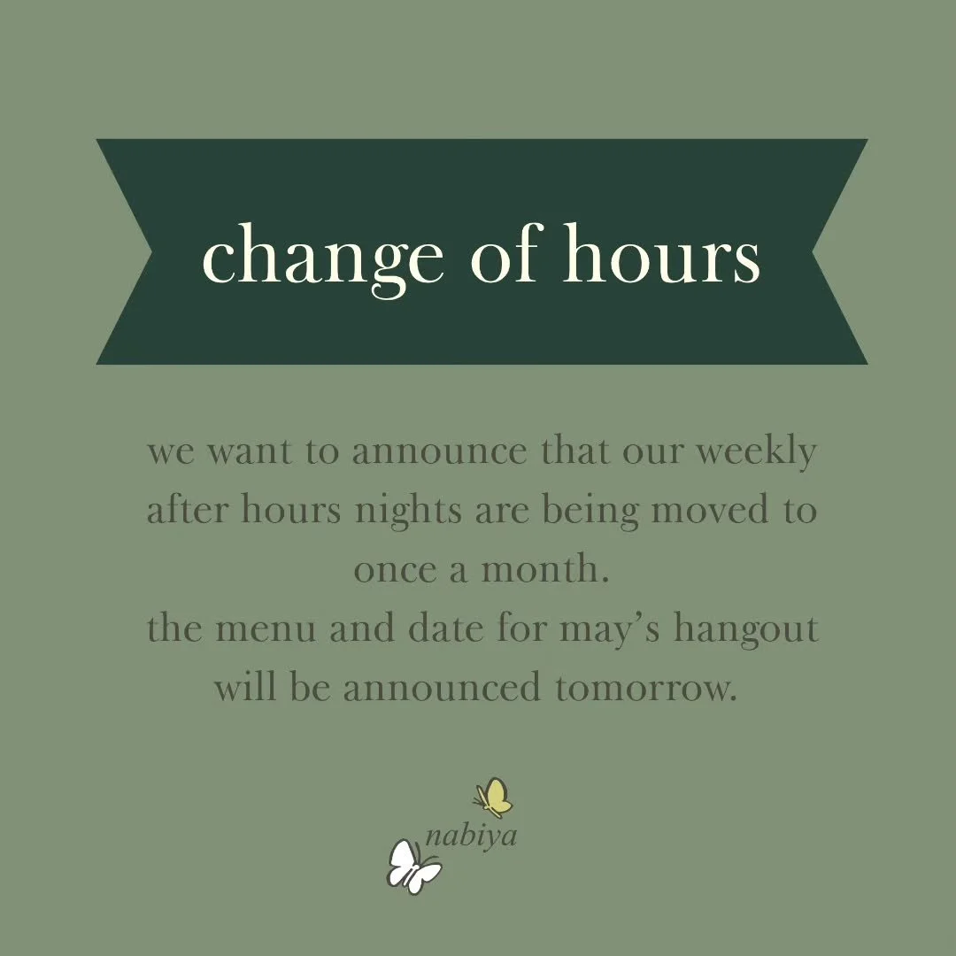 hi,  everyone!
we have some news: we're consolidating our after hours nights into one big hangout every month. 

we wanted to be able to go big creatively and we think this will be the solution for now.
as with all new concepts, things still might ch