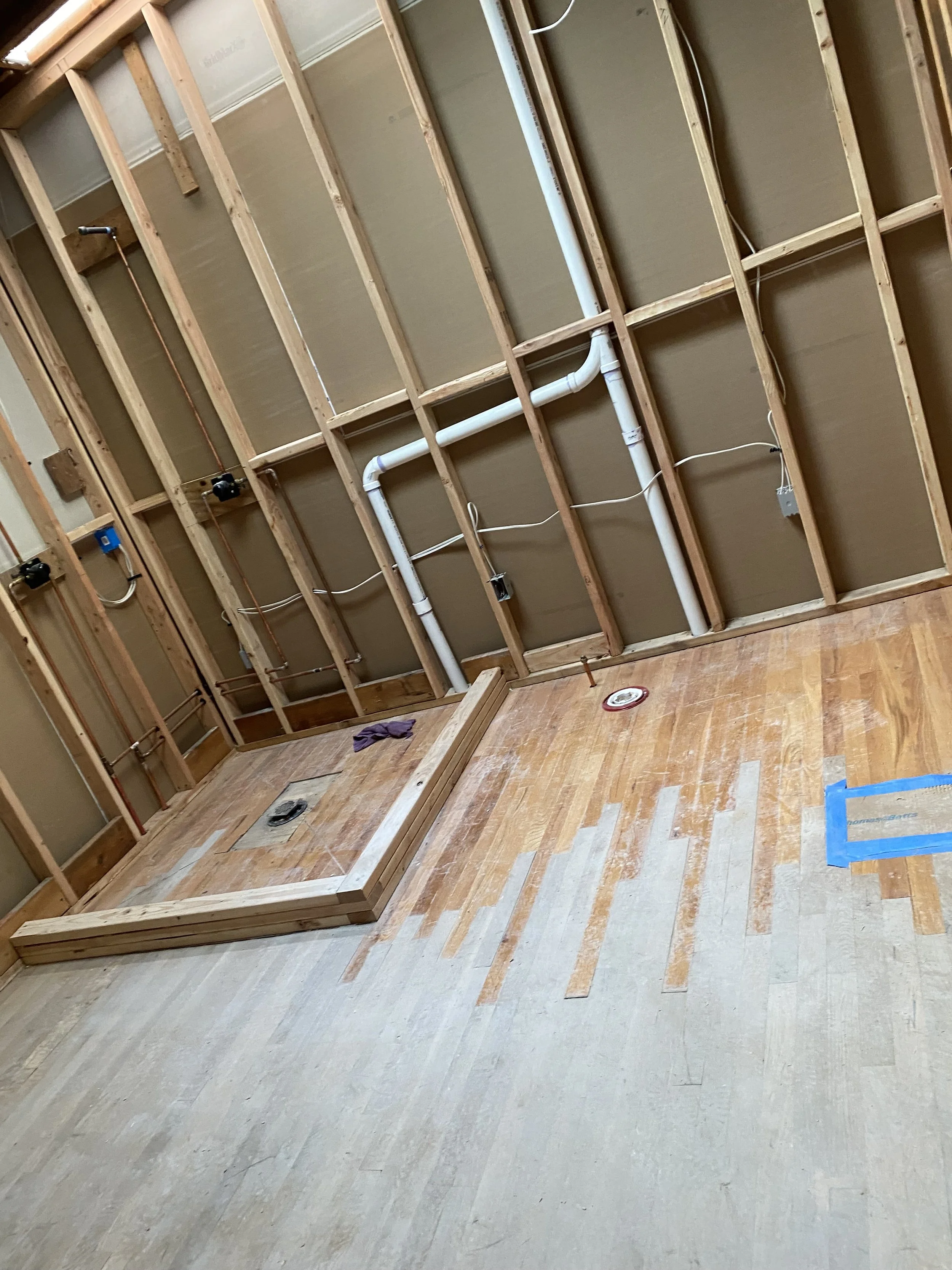 ...bathroom rough outs / bathtub to shower conversions...