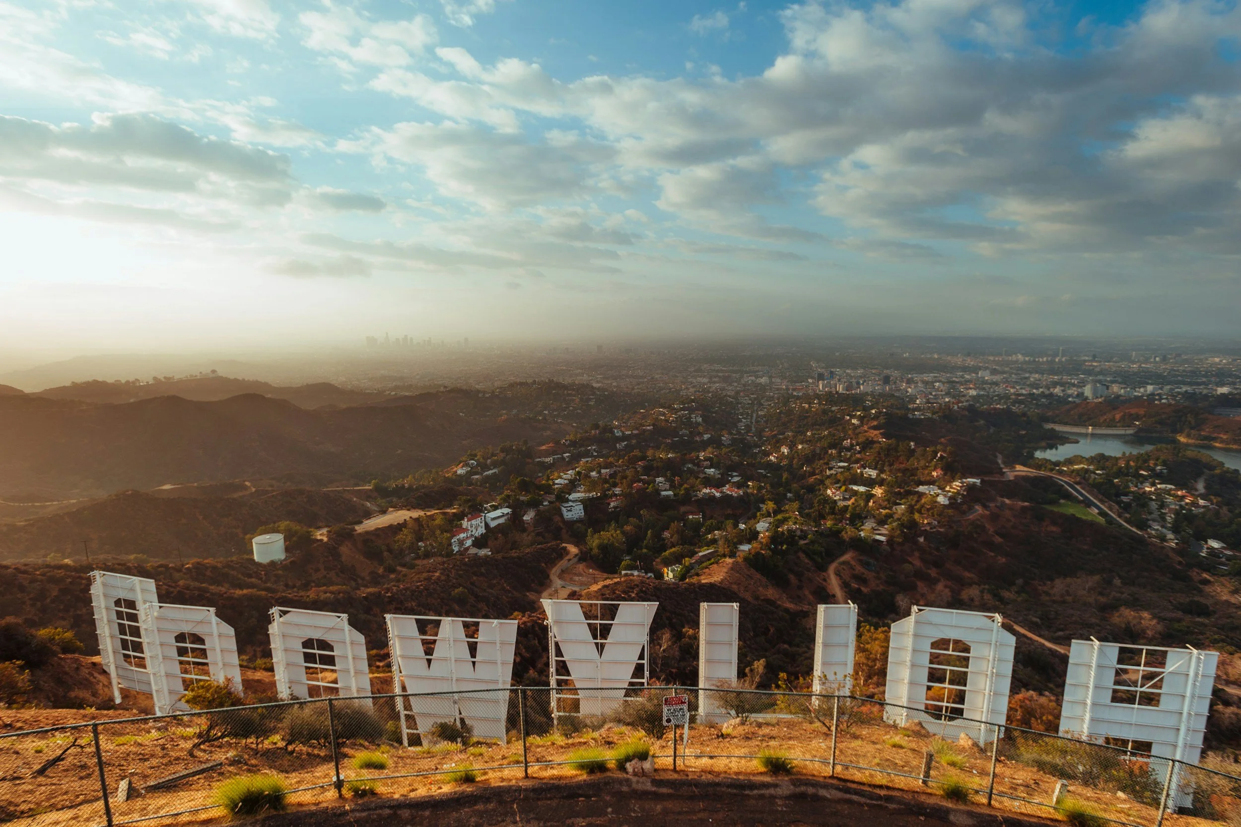 Hollywood overlooking Los Angeles