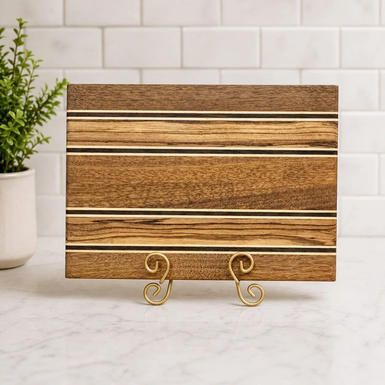 Zebrawood Striped Cutting Board