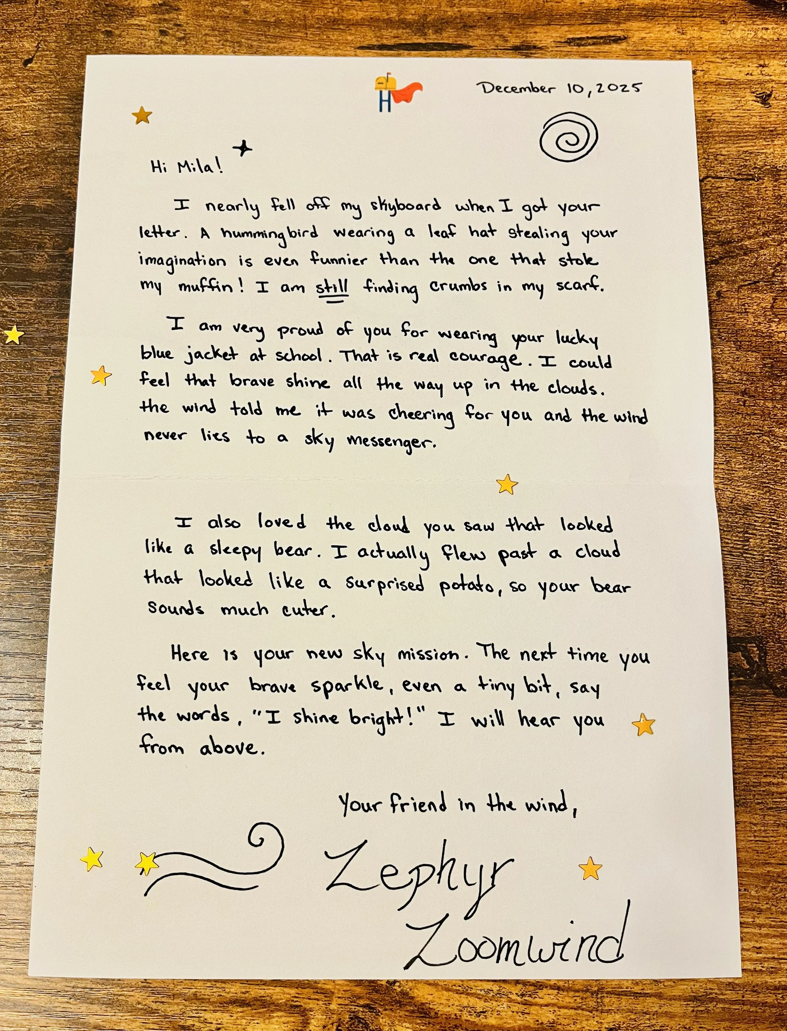 The Hero's Handwritten Hello - Personalized Add-On - The Heroes Hello ...