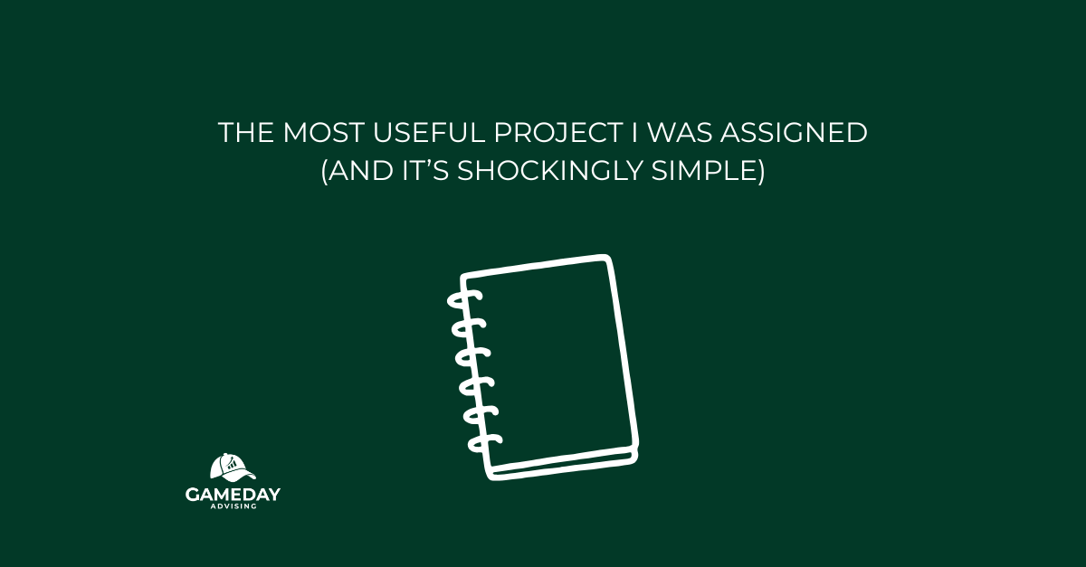 The Most Useful Project I was Assigned (And It’s Shockingly Simple)