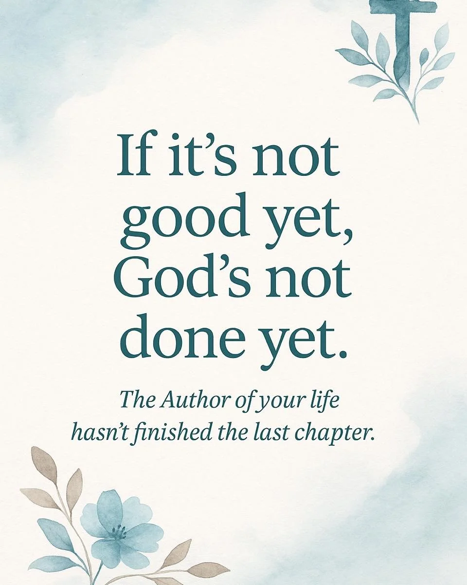 Some seasons feel like plot twists you never saw coming.
Others feel like pages you&rsquo;d rather skip altogether.

But here&rsquo;s the thing &mdash; God doesn&rsquo;t waste a single sentence.
Every word, every chapter, every scene is part of the m