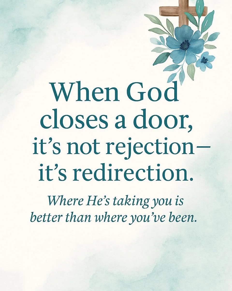 Sometimes the &ldquo;no&rdquo; you didn&rsquo;t want to hear is the exact thing that will lead you to the &ldquo;yes&rdquo; you&rsquo;ve been praying for.

God sees the full picture.
He knows what will bless you and what will break you.

So if someth