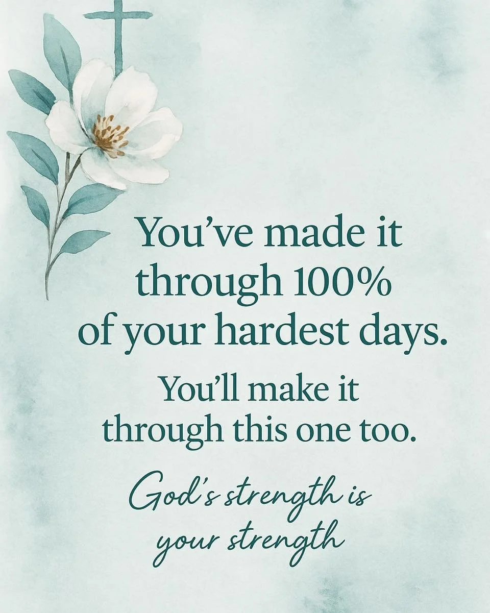 Every time you thought you couldn&rsquo;t do it &mdash; you did.
Every time you felt like giving up &mdash; you kept going.
Every time you believed you were alone &mdash; God was right there.

You&rsquo;ve already walked through storms and made it to