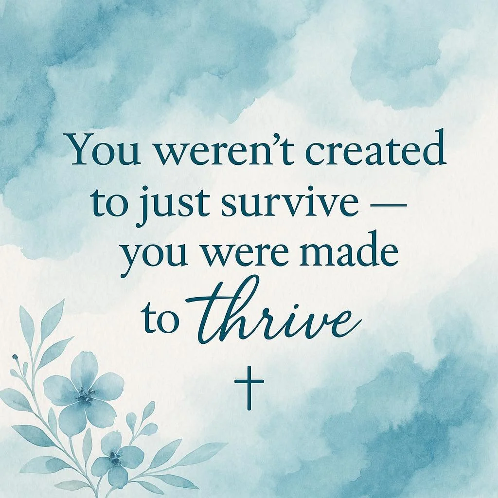 &ldquo;You weren&rsquo;t created to just survive &mdash; you were made to thrive.&rdquo;
If you&rsquo;re exhausted from trying to hold it all together, stuck in patterns you swore you&rsquo;d break, or wondering where you went in the process of lovin