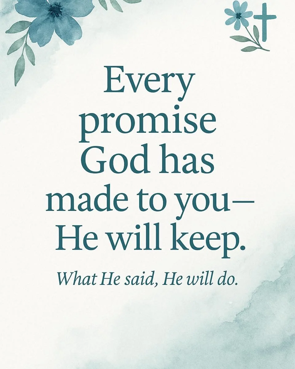 When doubt creeps in, remember this:
God has never broken a promise. Not once.

💛 If He said He will provide &mdash; He will.
💛 If He said He will heal &mdash; He will.
💛 If He said He will guide &mdash; He will.

Even when it feels delayed&hellip