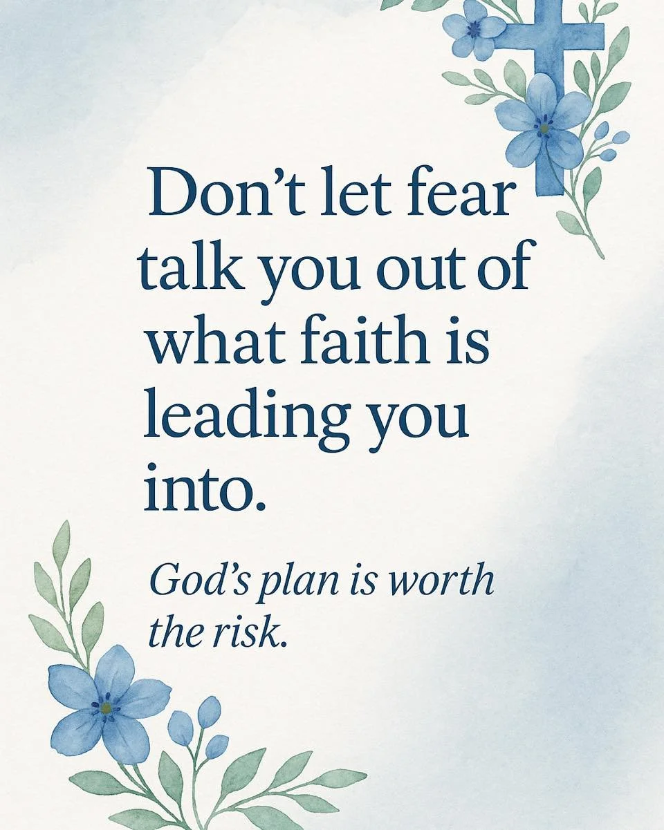 ✨Change is scary.
It&rsquo;s uncomfortable.
It&rsquo;s filled with unknowns.

But here&rsquo;s the thing &mdash; God doesn&rsquo;t ask you to have it all figured out before you move forward. He just asks you to trust Him enough to take the next step.