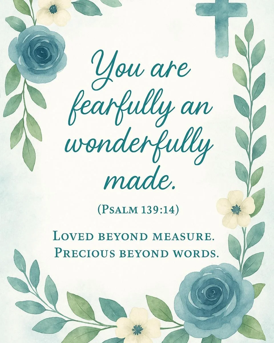 ✨ Beautiful friend,
You are not just one of many &mdash; you are one of a kind.
Every detail of who you are was intentionally designed by the Creator of the universe.

💛 Your worth is not up for debate.
💛 Your value is not determined by the opinion